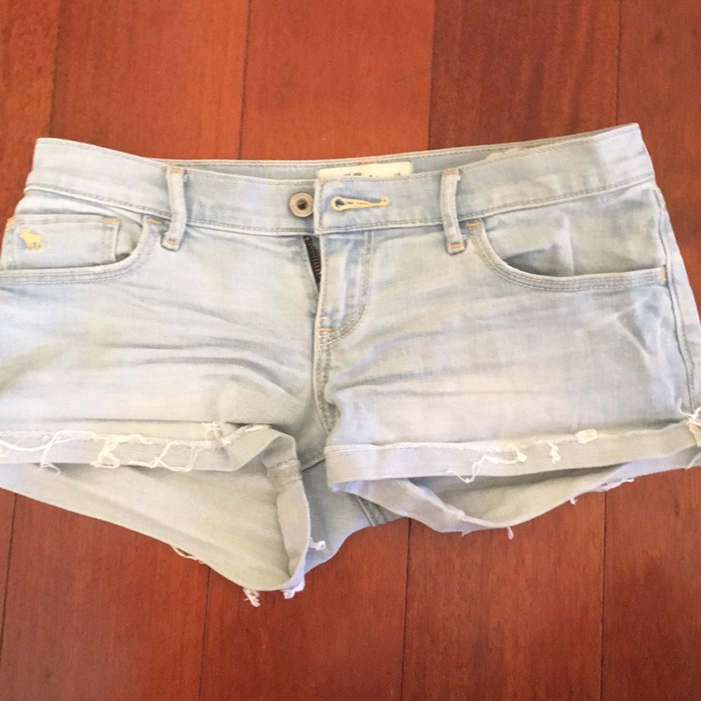 abercrombie jean shorts